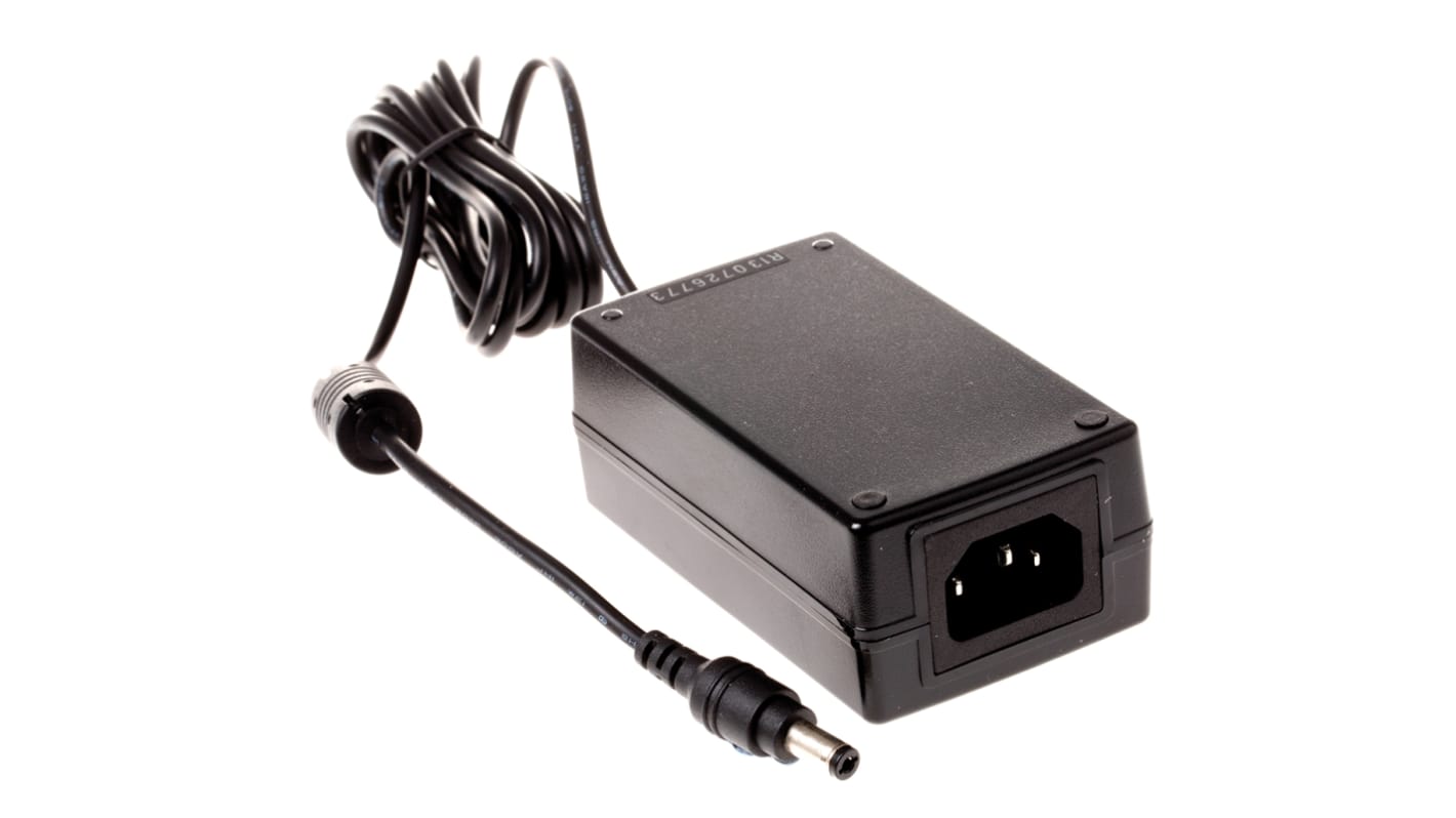 Mean Well Power Brick AC/DC Adapter 15V dc Output, 1.66A Output