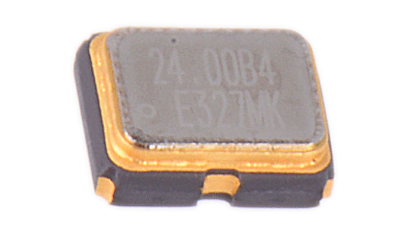 Epson, 24MHz XO Oscillator, ±50ppm CMOS, 4Pin SMD Q33519E40001912 RS