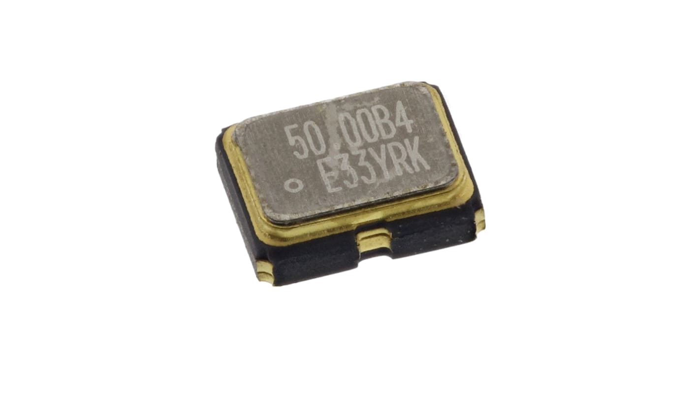 エプソン 発振器, 50MHz, CMOS出力 表面実装, 4-Pin SMD