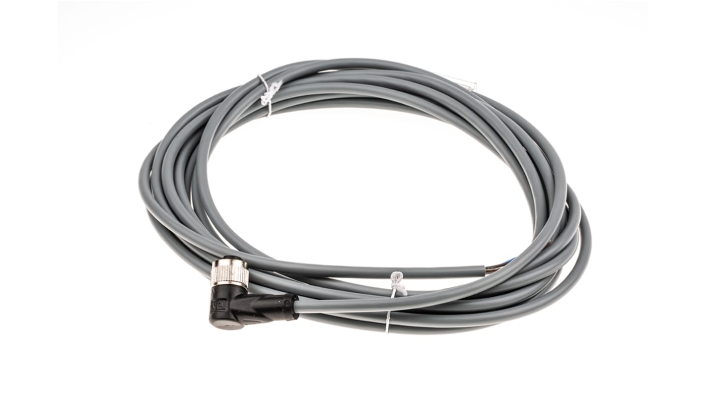 Cable de conexión Pepperl + Fuchs, con. A M12 Hembra, 4 polos, con. B Sin terminación, long. 5m, 250 V, 4 A, IP67,