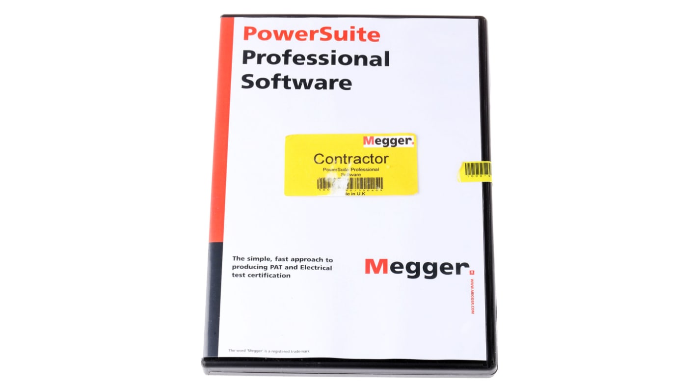 Megger 1000633 Electrical Certification Software, For Use With MFT1553