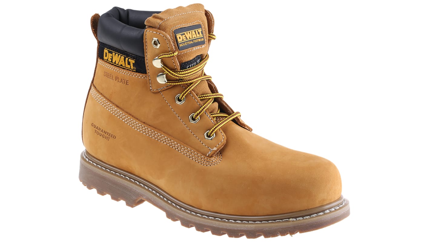 DeWALT Explorer EN20345 SBP, Herren, Sicherheitsstiefel Beige, mit Stahl-Schutzkappe, Größe 43 / UK 9