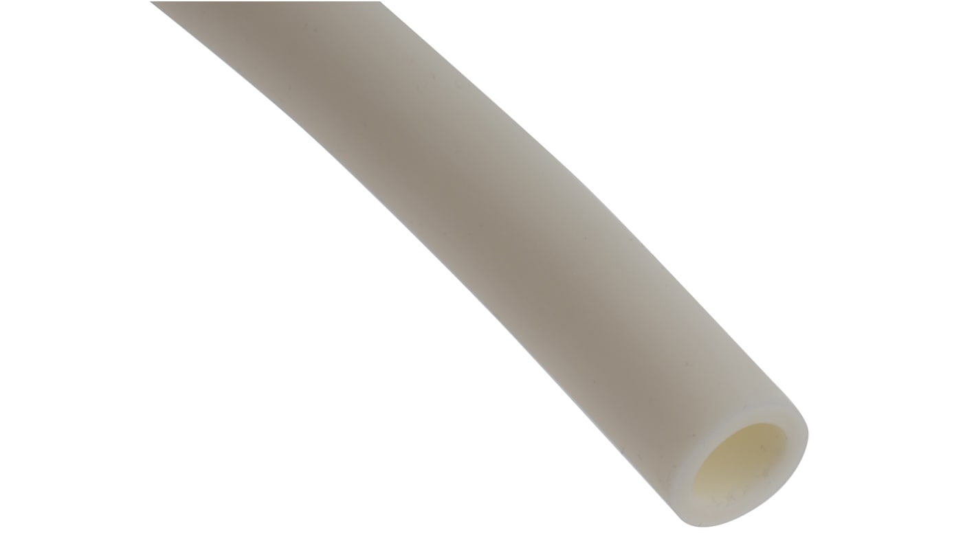 RS PRO TPE, Flexible Tube, 8mm ID, 11.2mm OD, White, 3m