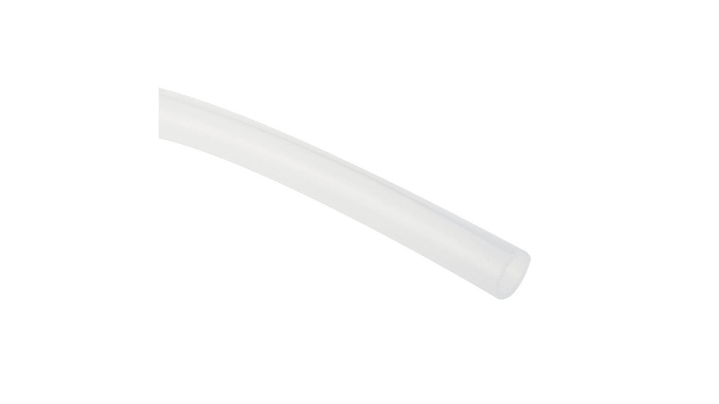 Tubo flexible RS PRO de Silicona Transparente, long. 3m, Ø int. 8mm, para Laboratorios