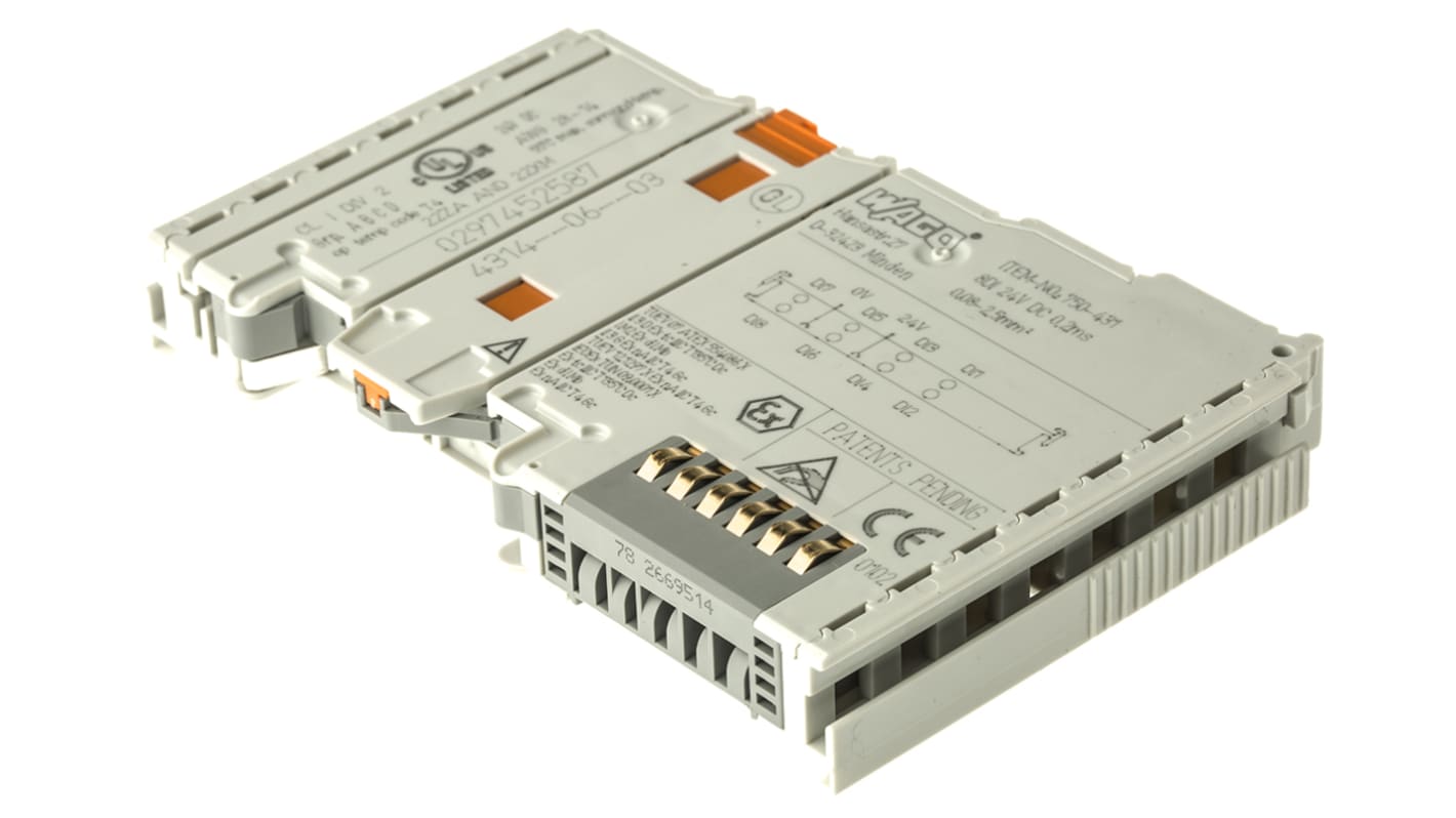 Módulo E/S para PLC Wago TM5, para usar con Serie 750, 8 entradas tipo Digital