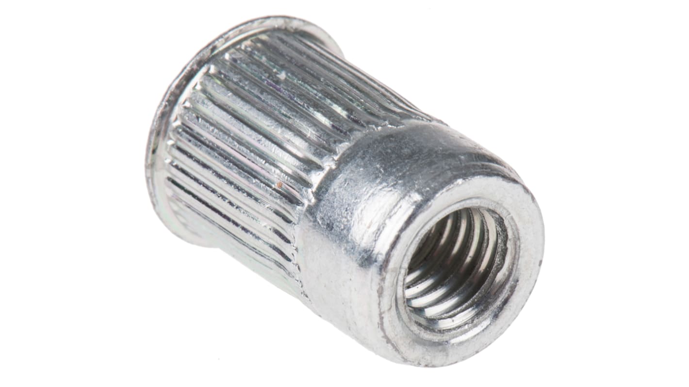 AVK Plain, M8 Steel Threaded Insert, 15.11mm diameter 13.5mm Depth 10.8mm