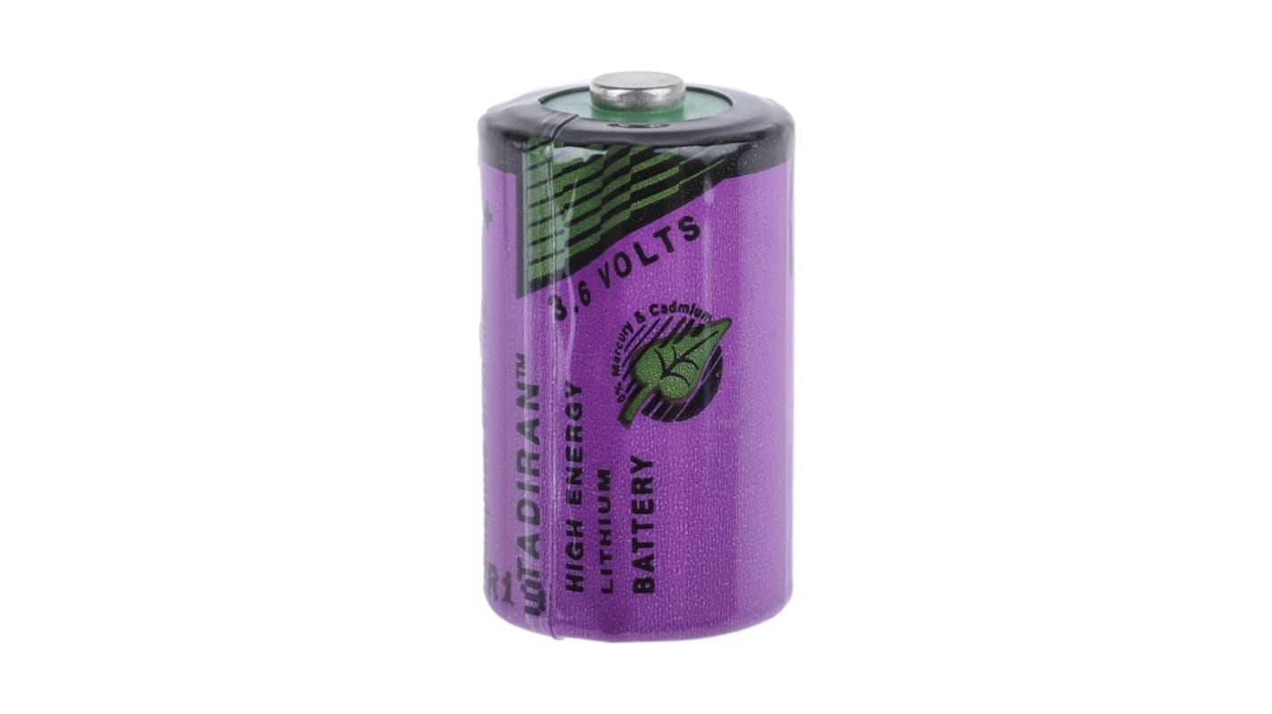 Tadiran 1/2 AA Batterie, 3.6V / 1.1Ah Li-Thionylchlorid, Standard 14.7 x 25.2mm