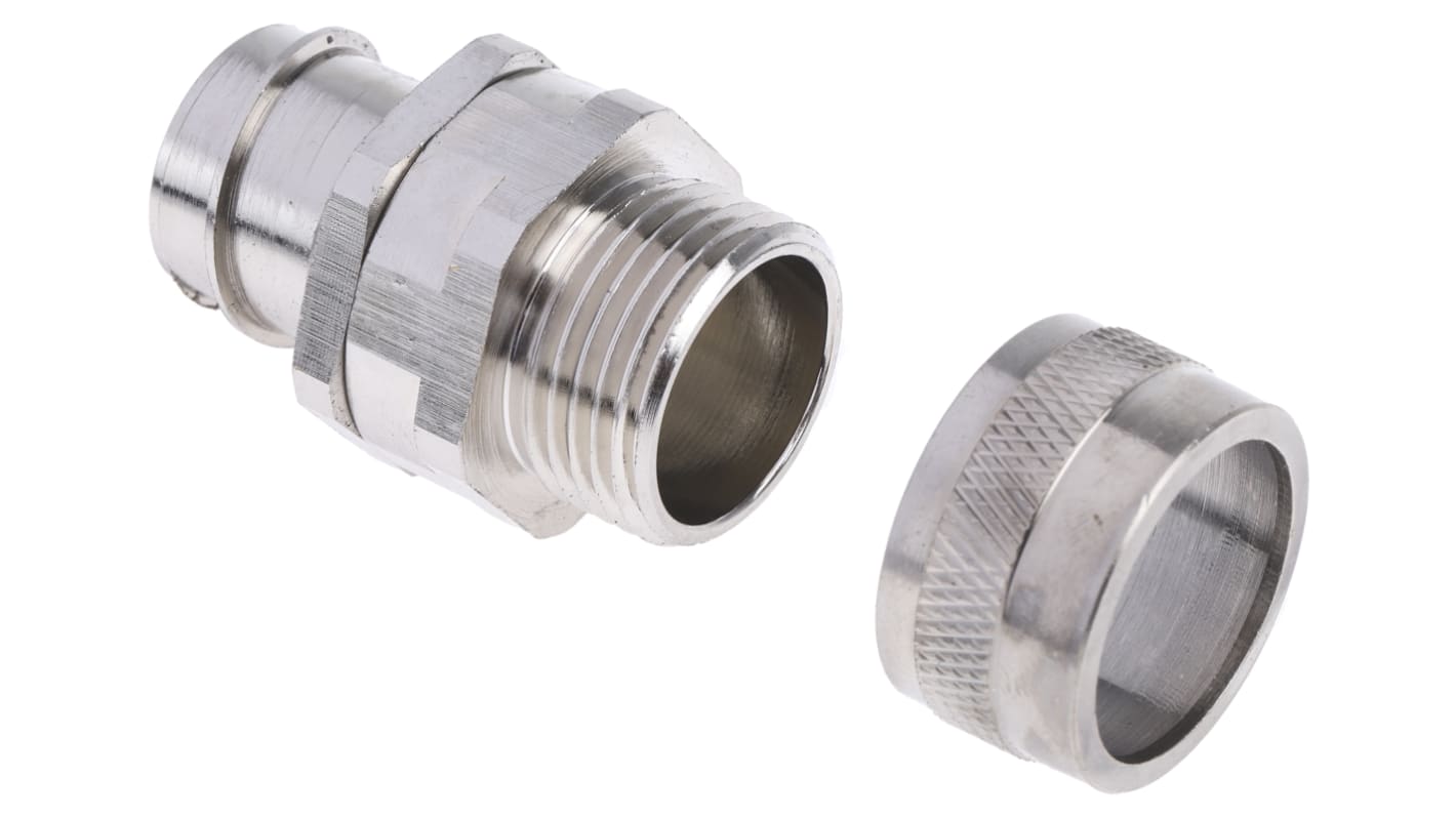 RS PRO Messing Kabelrohr Befestigung Anschlussstück M20 x 1.5 20mm ...