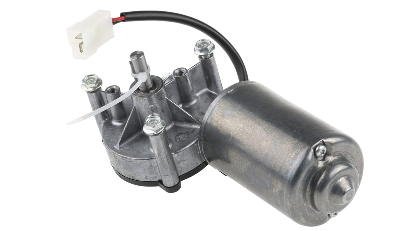 Egyenáramú hajtóműves motor 24 V DC Hajtóműmotor, 25 ford/perc, 16 W, 2 A