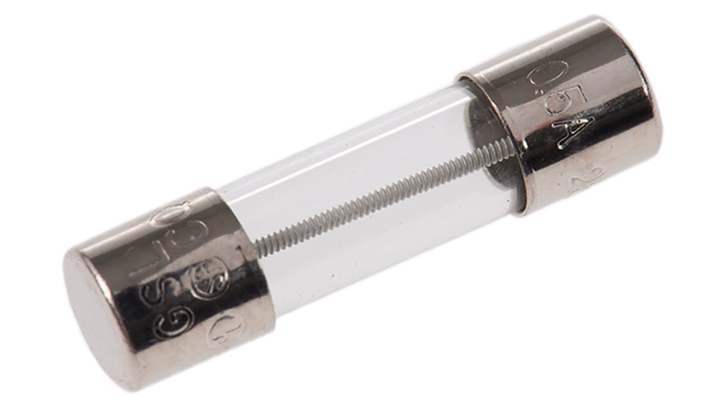 RS PRO 500mA T Glass Cartridge Fuse, 5 x 20mm RS