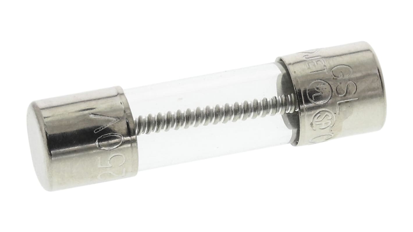 RS PRO 5A T Glass Cartridge Fuse, 5 x 20mm