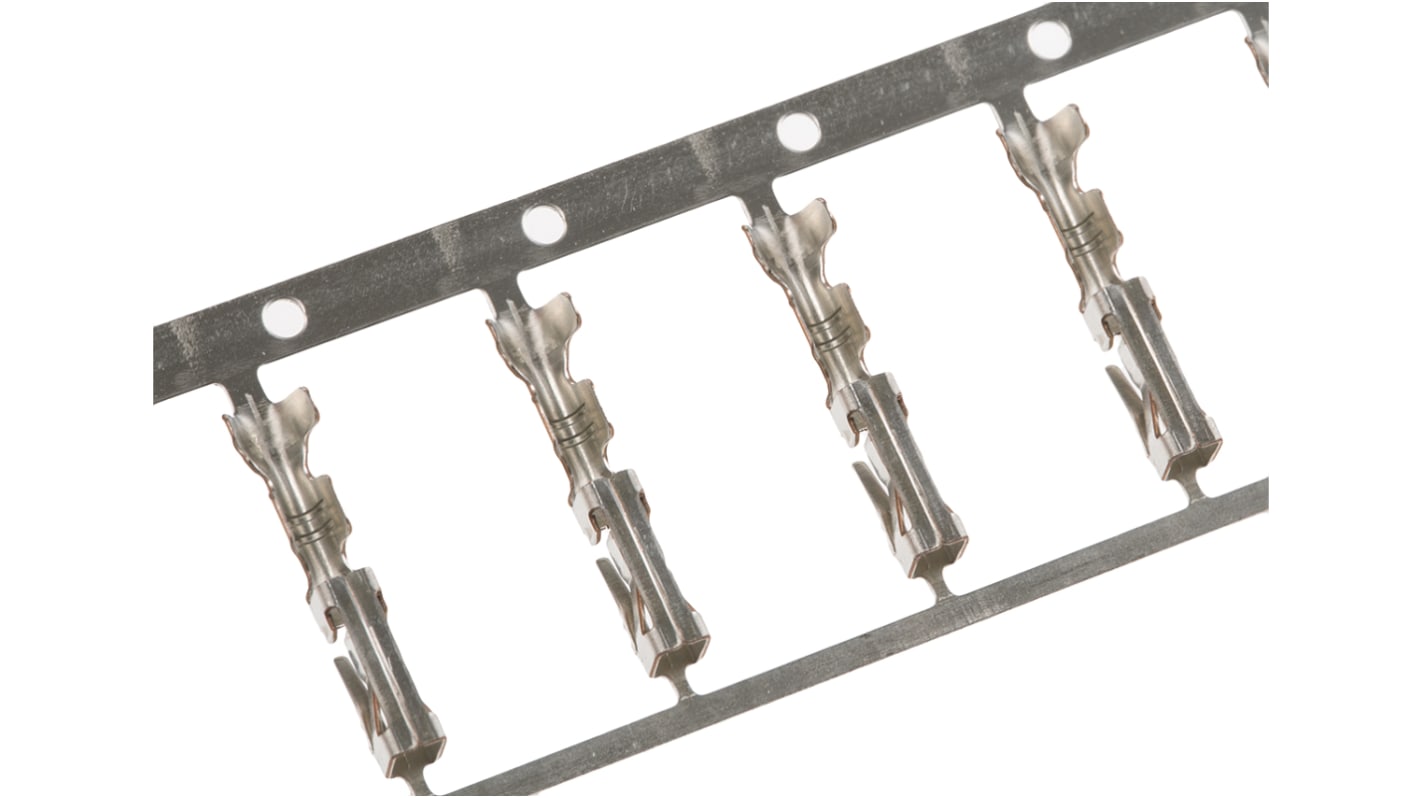 TE Connectivity AMPMODU MOD I Series Female Crimp Terminal, 22AWG Min, 18AWG Max