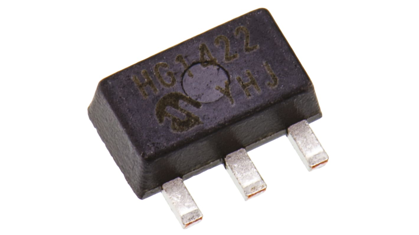 Microchip MCP1702T-3302E/MB, 1 Low Dropout Voltage, Voltage Regulator 250mA, 3.3 V 3-Pin, SOT-89