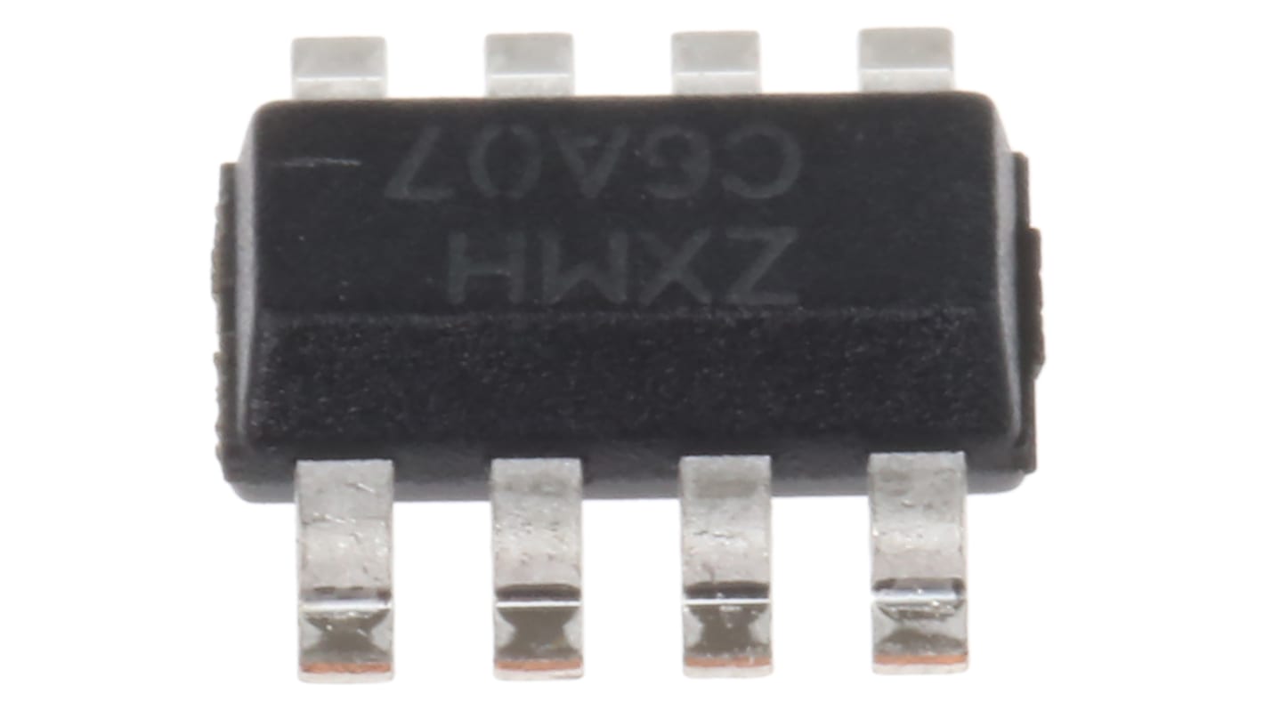 Quad N/P-Channel-Channel MOSFET, 1.8 A, 1.5 A, 60 V, 8-Pin SM Diodes Inc ZXMHC6A07T8TA