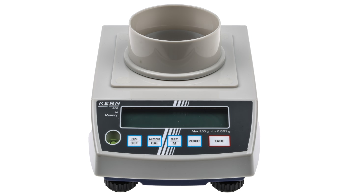 Kern Weighing Scale, 250g Weight Capacity Type B - North American 3-pin, Type C - European Plug, Type G - British 3-pin