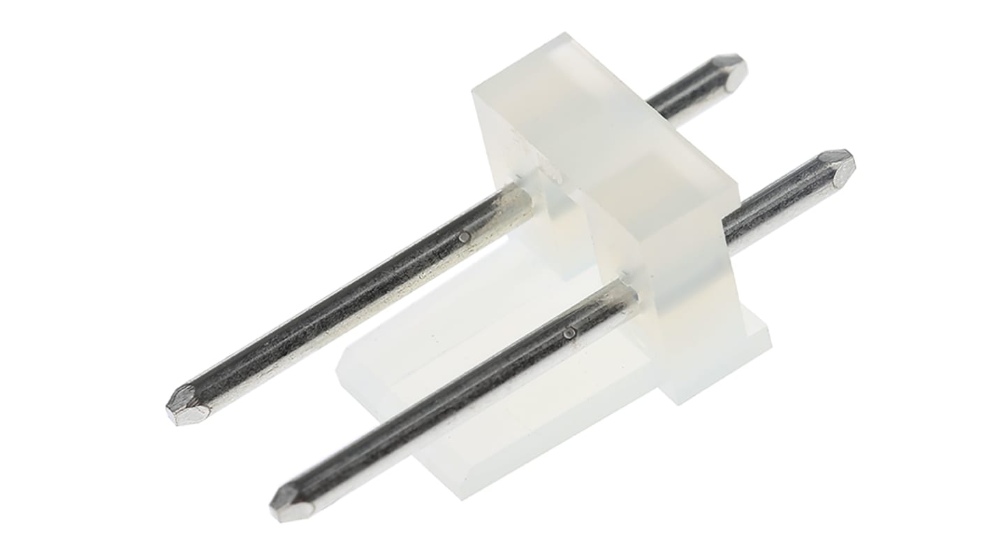 Molex KK 508 Series Straight Through Hole Pin Header, 2 Contact(s), 5.08mm Pitch, 1 Row(s), Unshrouded