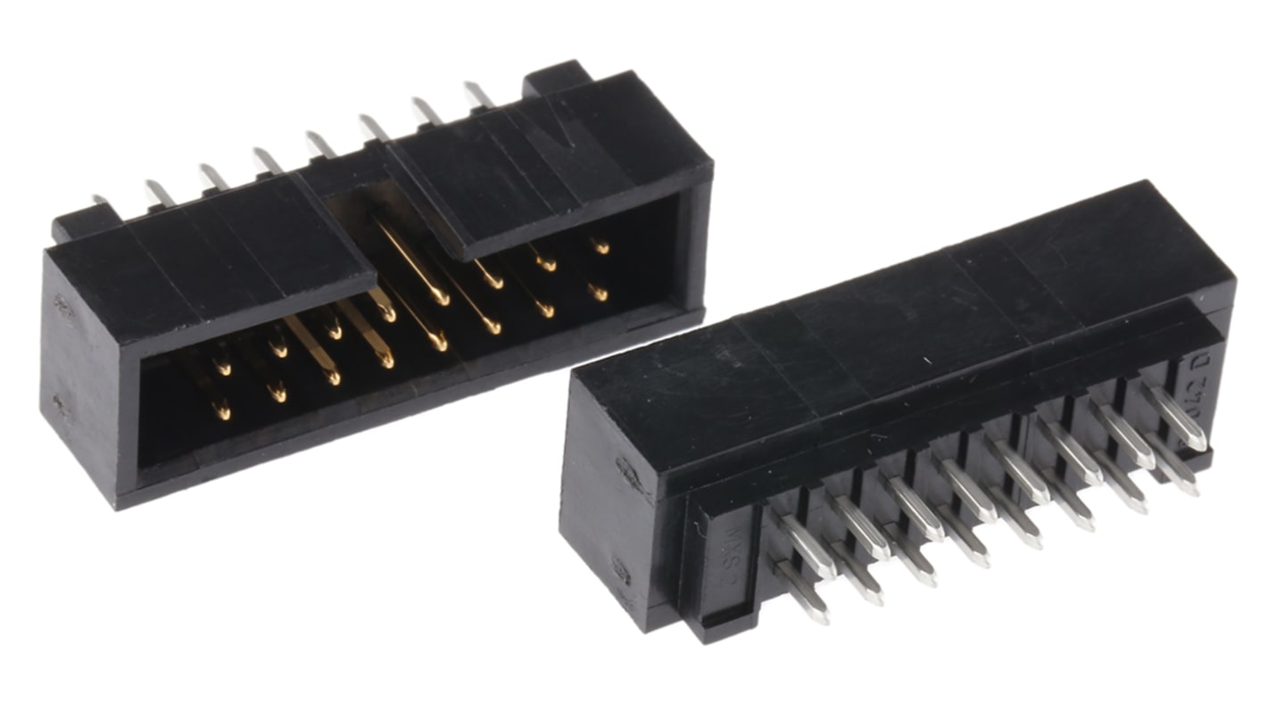 Molex C-Grid Series Straight Through Hole PCB Header, 16 Contact(s), 2.54mm Pitch, 2 Row(s), Shrouded