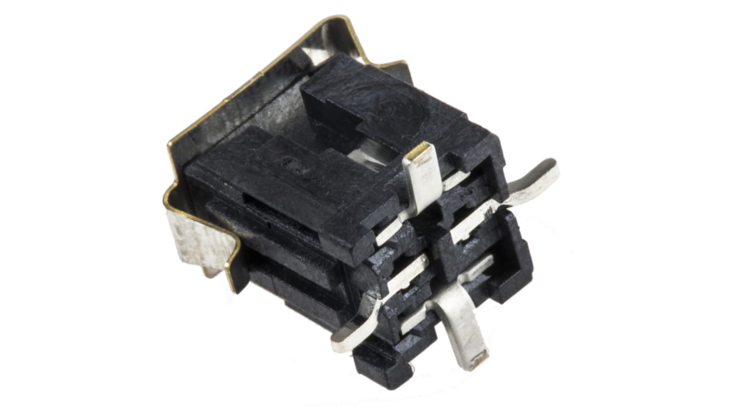 Conector macho para PCB Molex serie Micro-Fit 3.0 de 2 vías, 2 filas, paso 3.0mm, para soldar, Montaje Superficial