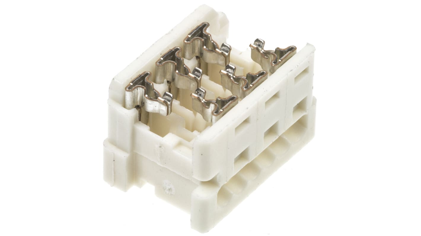 Molex 6-Way IDC Connector Socket for Cable Mount, 2-Row