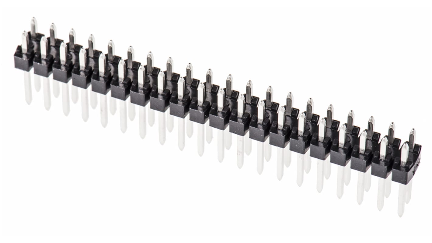 Connettore maschio Molex, 40 vie, 2 file, passo 2.54mm