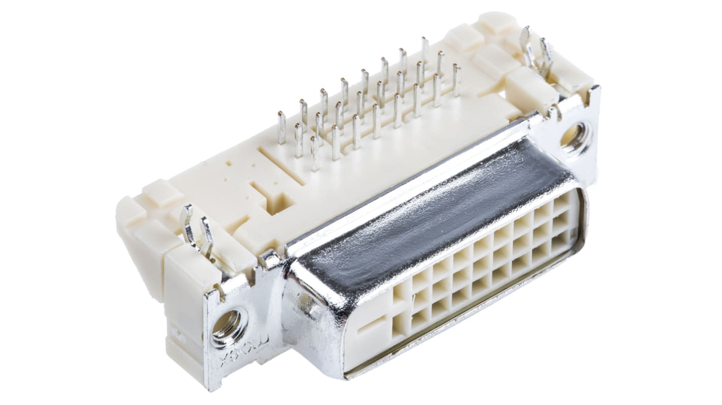 Molex D-sub csatlakozó MicroCross 74320 sorozat 1.91mm távolság, Derékszögű, Átmenő furat, Nő, Forrasztás lezárású,