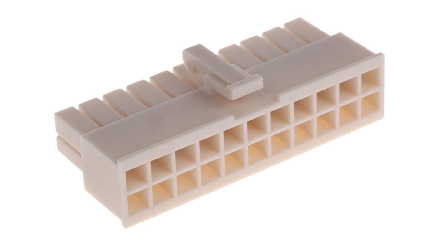 39012225 Molex, MiniFit Jr Female Connector Housing, 4.2mm Pitch