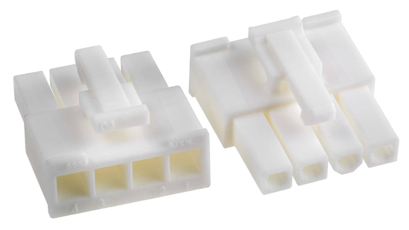39014041 Molex, MiniFit Jr Female Connector Housing, 4.2mm Pitch