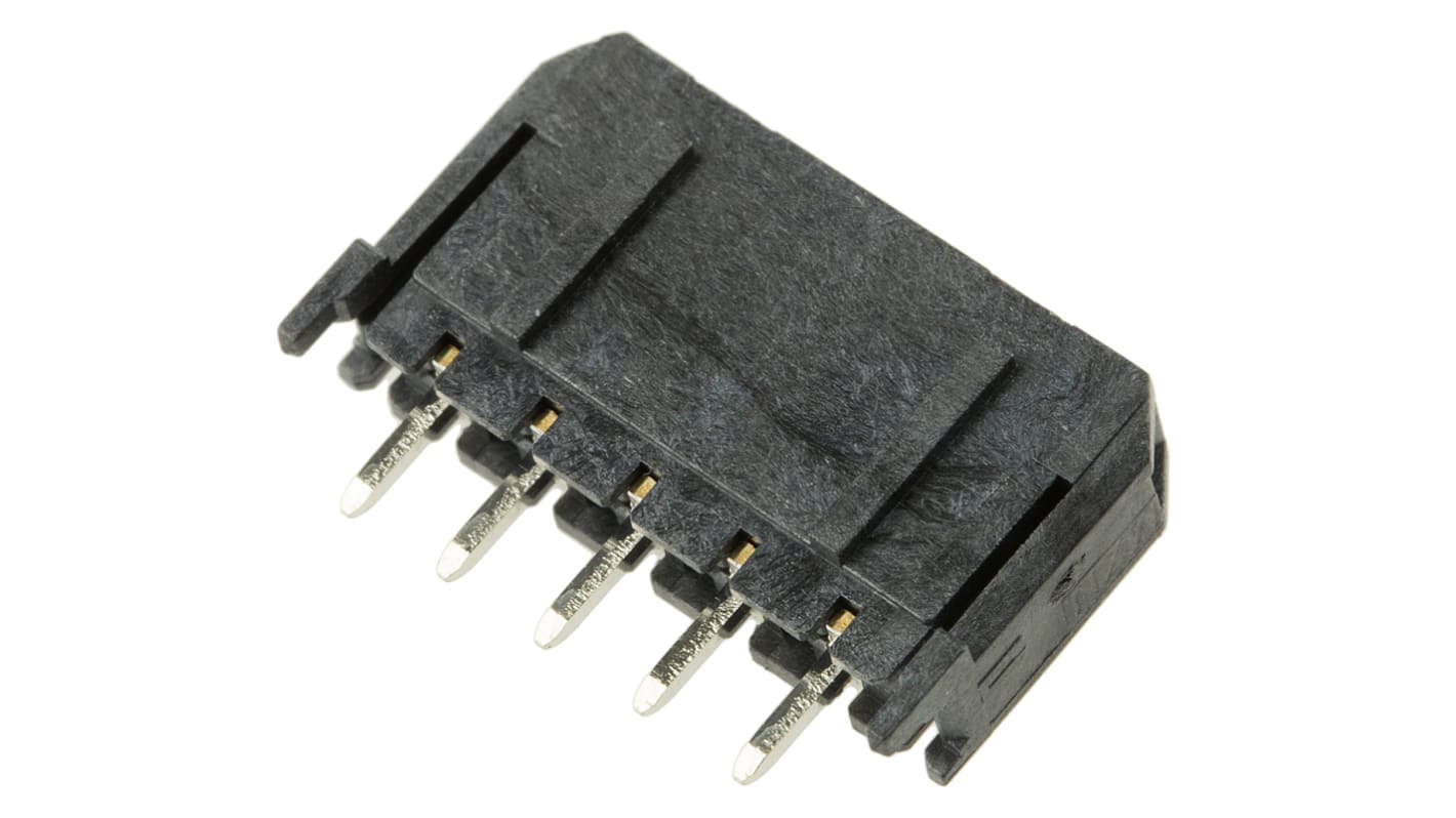 Molex Micro-Fit 3.0 Series Straight Through Hole PCB Header, 5 Contact(s), 3.0mm Pitch, 1 Row(s), Shrouded