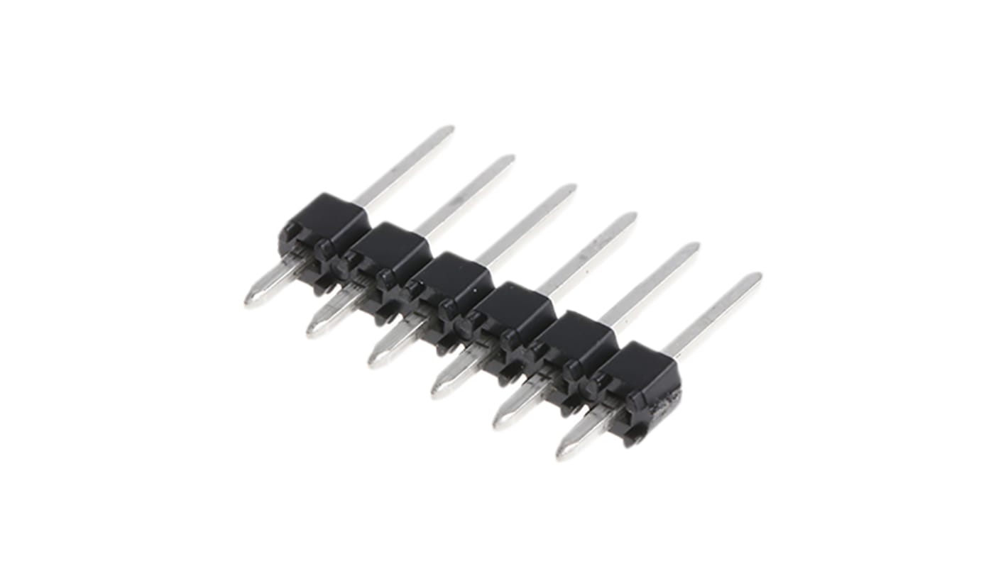 Connettore maschio Molex, 6 vie, 1 fila, passo 2.54mm