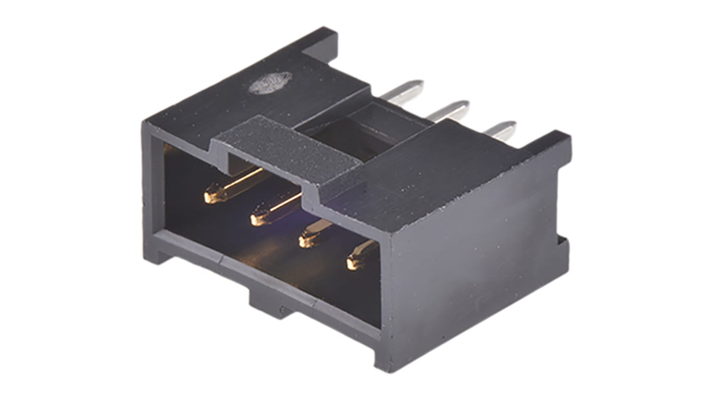 Embase pour CI Molex, C-Grid III, 4 pôles , 2.54mm 1 rangée, 3.0A, Droit