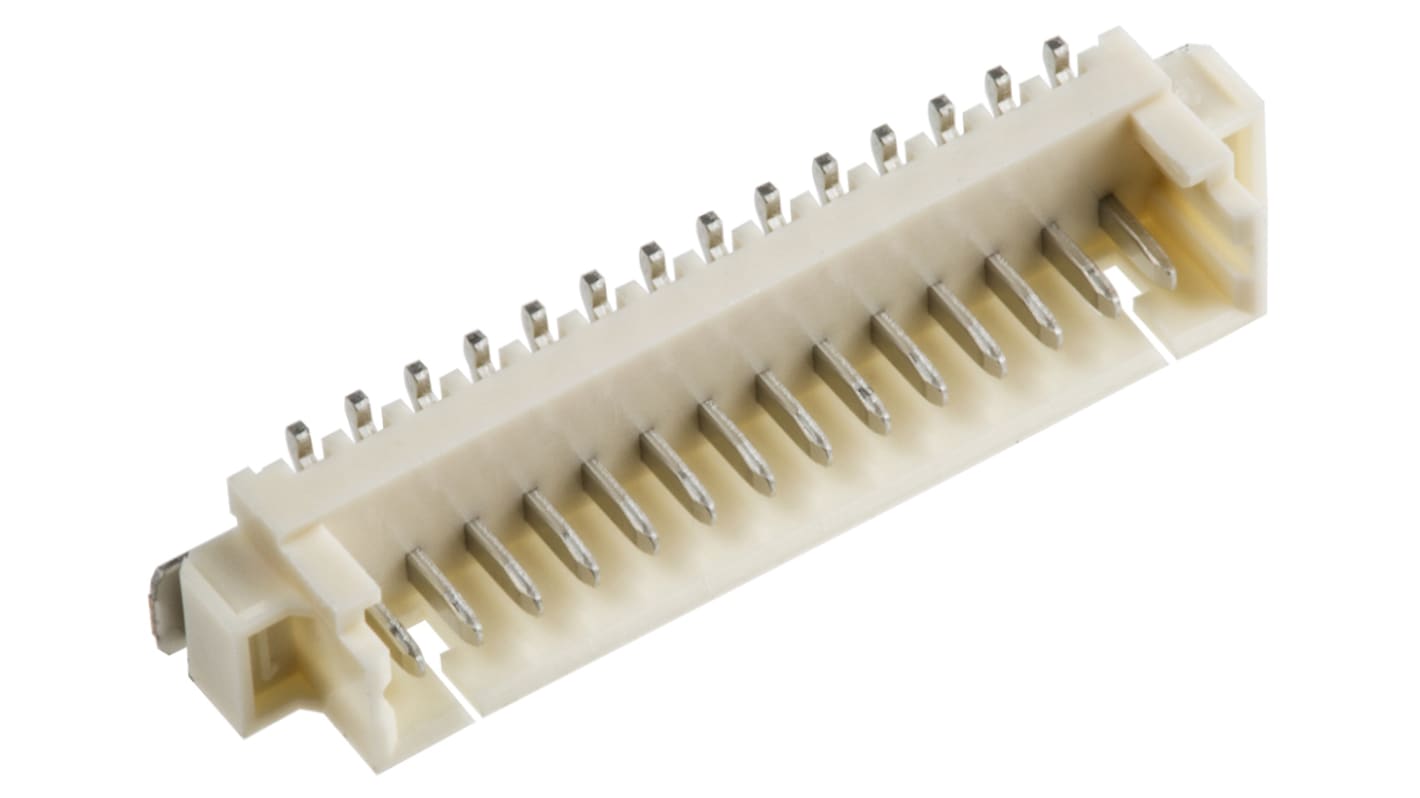 Embase pour CI Molex, PicoBlade, 14 pôles , 1.25mm 1 rangée, 1.0A, Droit