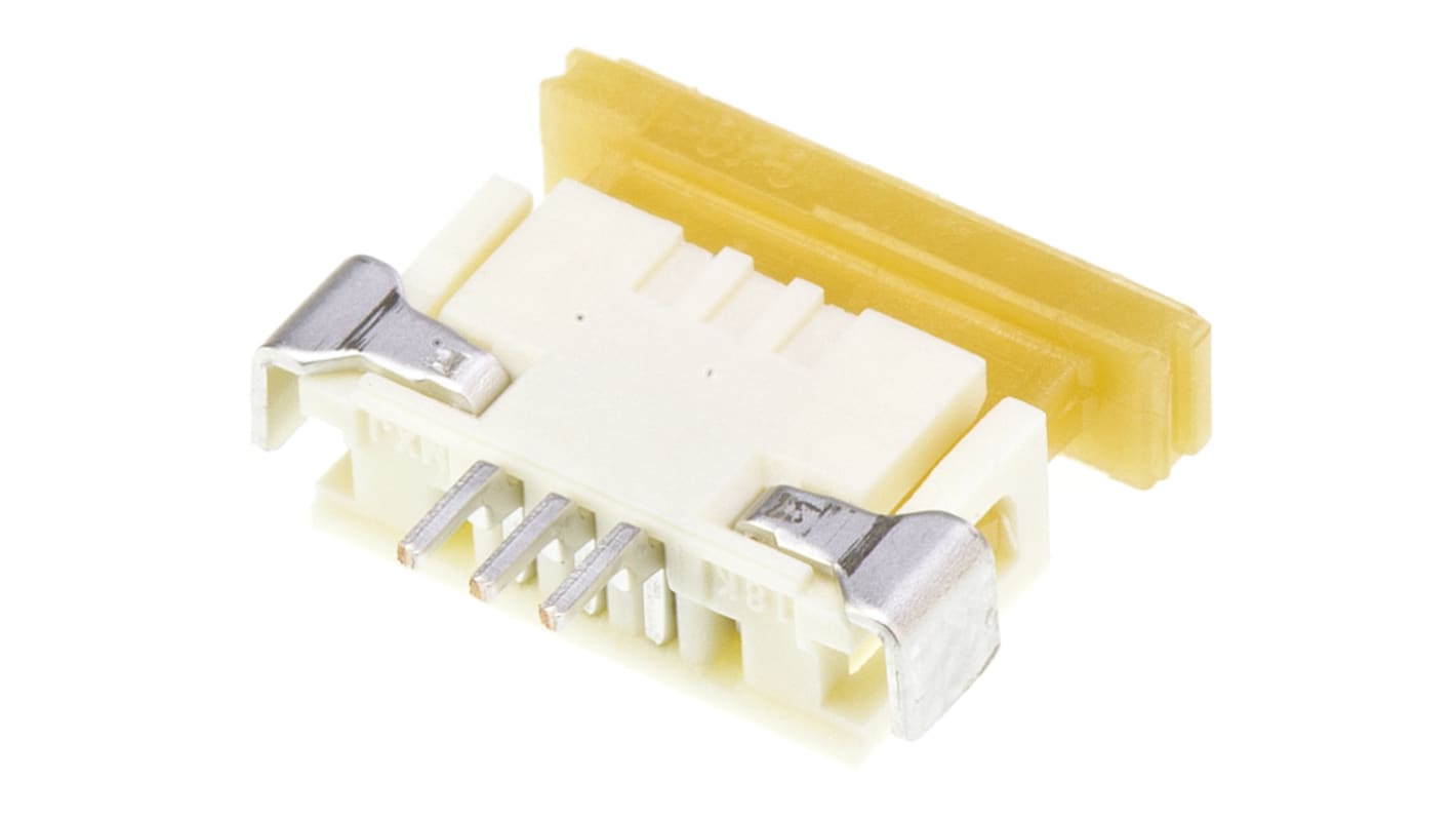 Connecteur FPC Molex série Easy-On, 3 Contacts pas 1mm, 1 Rangée(s), Femelle Angle droit, montage SMT 52207