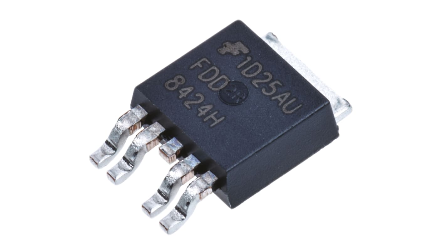 MOSFET, 2 elem/chip, 6,5 A, 9 A, 40 V, 5-tüskés, DPAK (TO-252) PowerTrench Közös elvezető Si