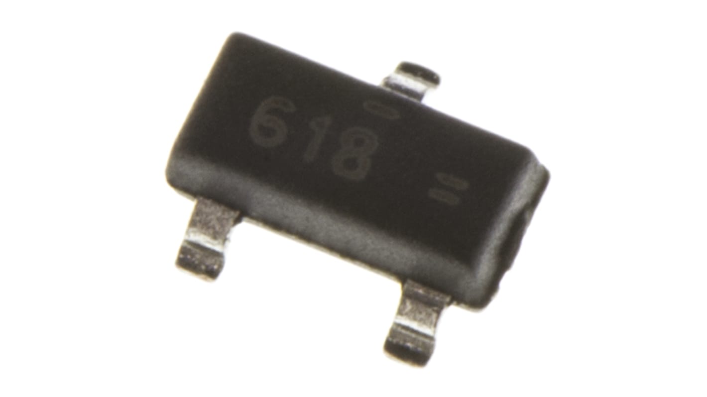 onsemi Pチャンネル MOSFET60 V 1.25 A 表面実装 パッケージSOT-23 3 ピン