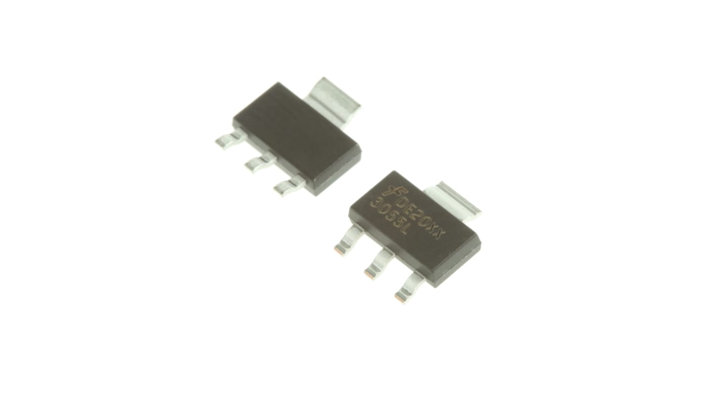 onsemi Nチャンネル MOSFET60 V 4 A 表面実装 パッケージSOT-223 3 ピン