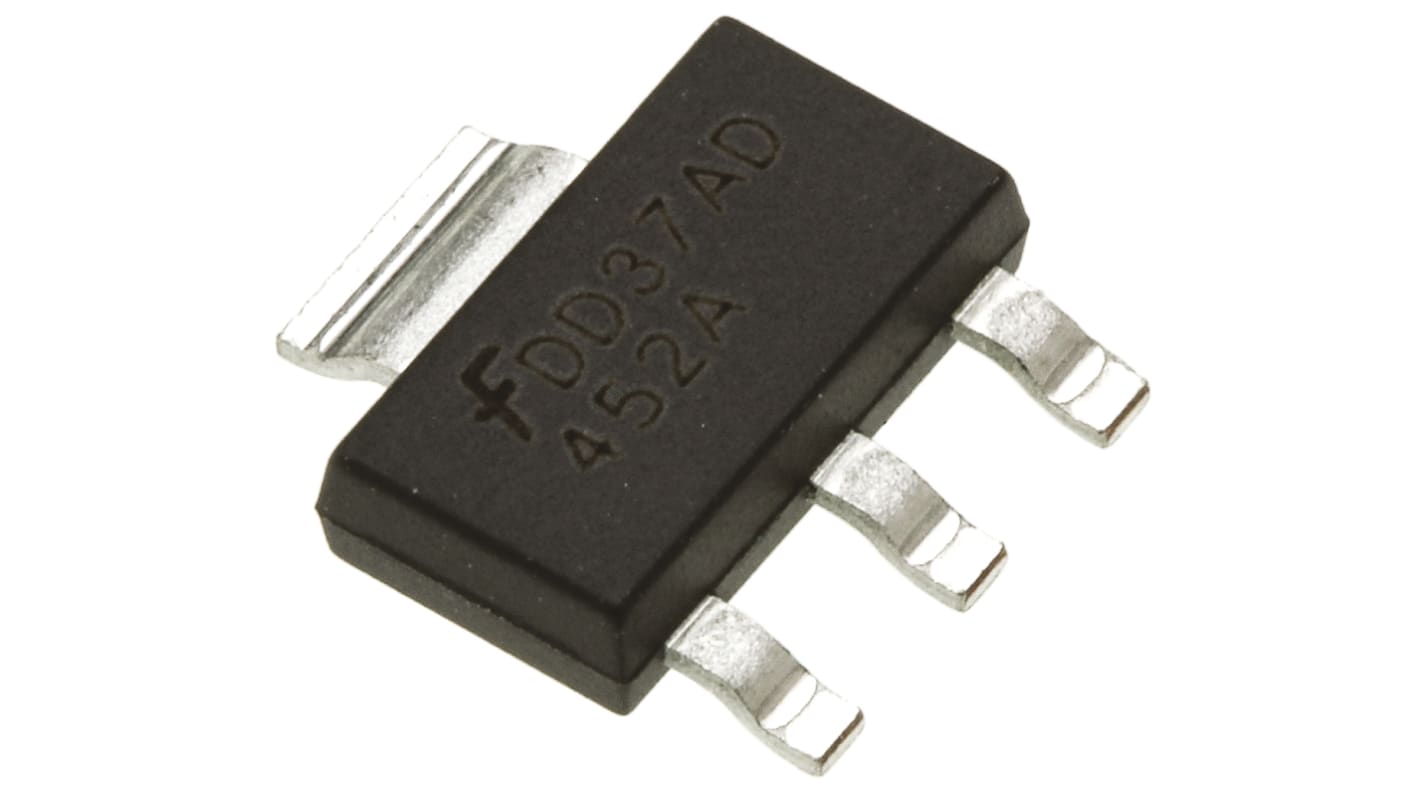 MOSFET onsemi, canale P, 65 mΩ, 5 A, SOT-223, Montaggio superficiale