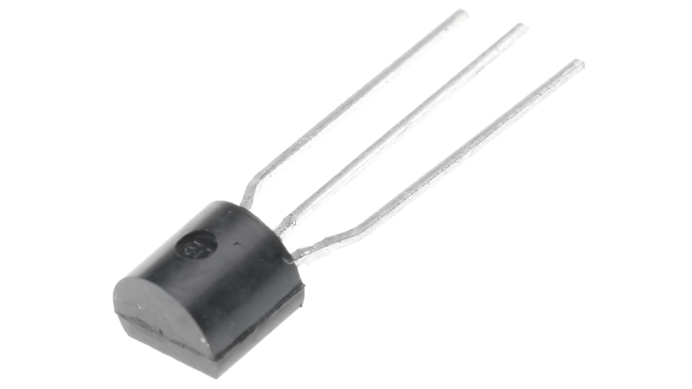 Transistor NPN onsemi, 3 Pin, TO-92, 300 mA, 400 V, , Montaggio su foro