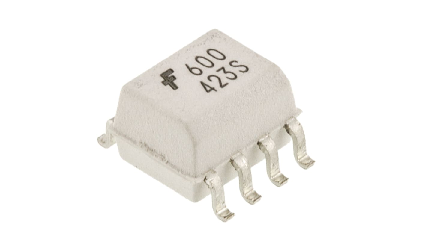 Optoacoplador onsemi HCPL de 1 canal, Vf= 1.8V, Viso= 3750 V ac, IN. DC, OUT. Puerta Lógica, mont. superficial,