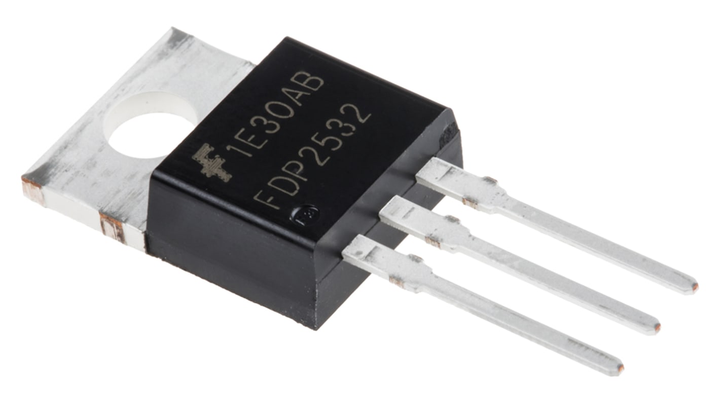 onsemi PowerTrench FDP2532 N-Kanal, THT MOSFET 150 V / 8 A 310 W, 3-Pin TO-220AB