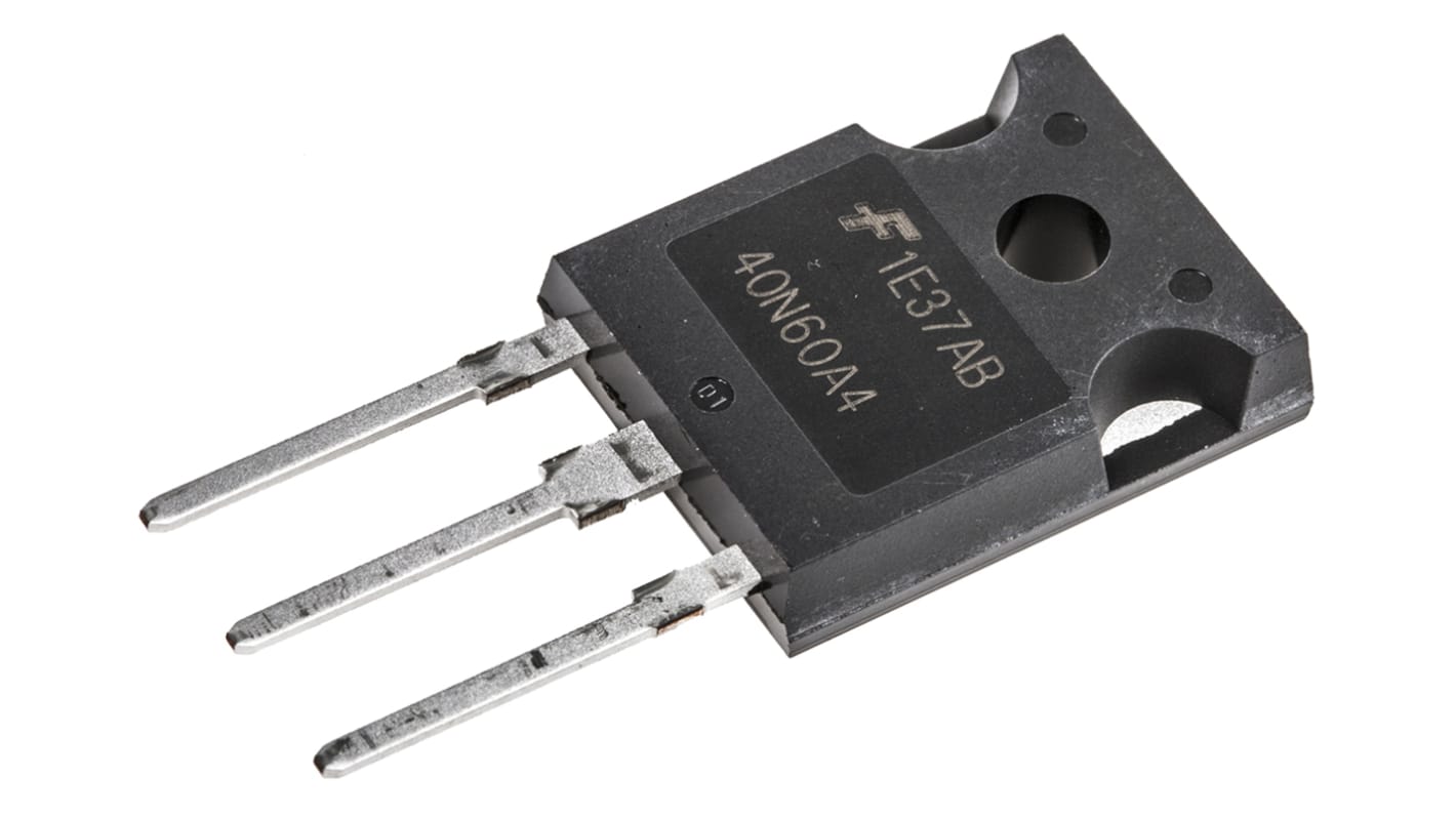 Fairchild Semiconductor Nチャンネル IGBT 600 V 75 A, 3-Pin TO-247 シングル