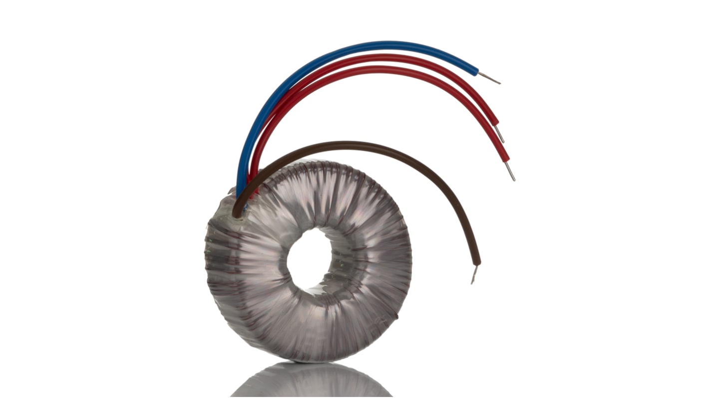 RS PRO 230V ac, 11.8V ac Toroidal Transformer, 50VA 1 Output