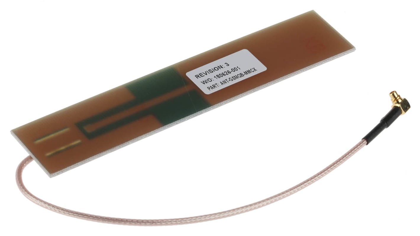 RF Solutions ANT-GSMQB-MMCX Square Omnidirectional Antenna with MMCX Connector, 2G (GSM/GPRS)