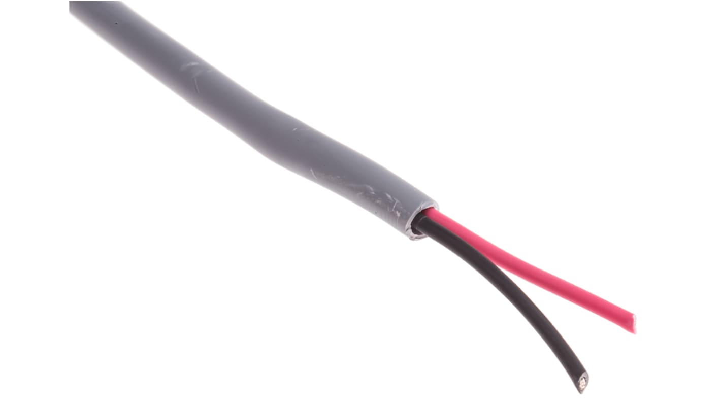 Cable de datos Control Alpha Wire Alpha Essentials LSZH Communication & Control de 2 conductores, 0.56 mm², 20 AWG,