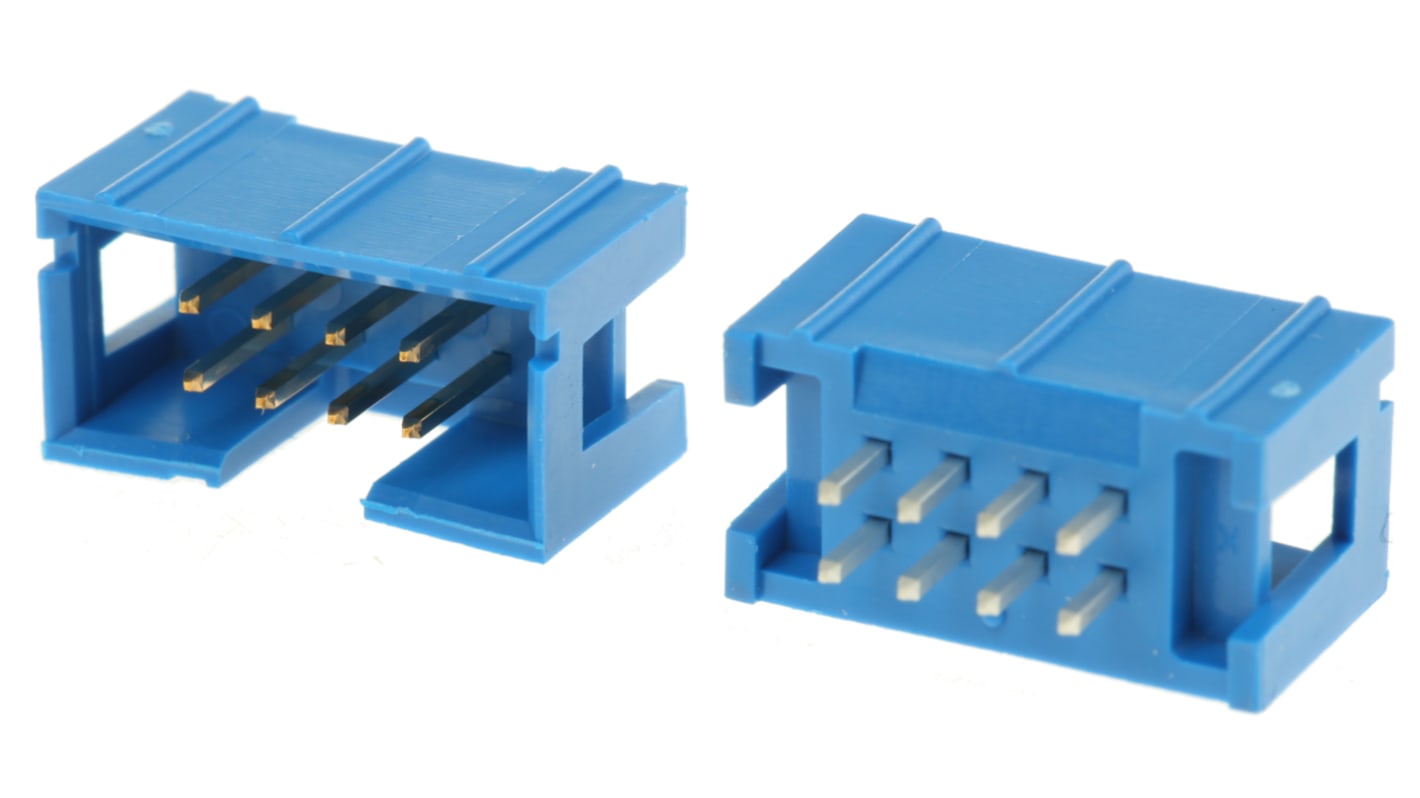 Embase pour CI Amphenol Communications Solutions, Quickie, 8 pôles , 2.54mm, 2 rangées , 3.0A, Droit