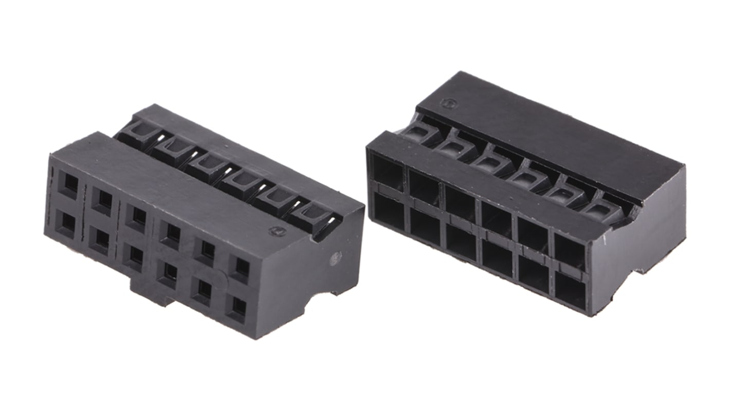 Amphenol Communications Solutions, Minitek Pwr Connector Housing, 2mm Pitch, 12 Way, 2 Row