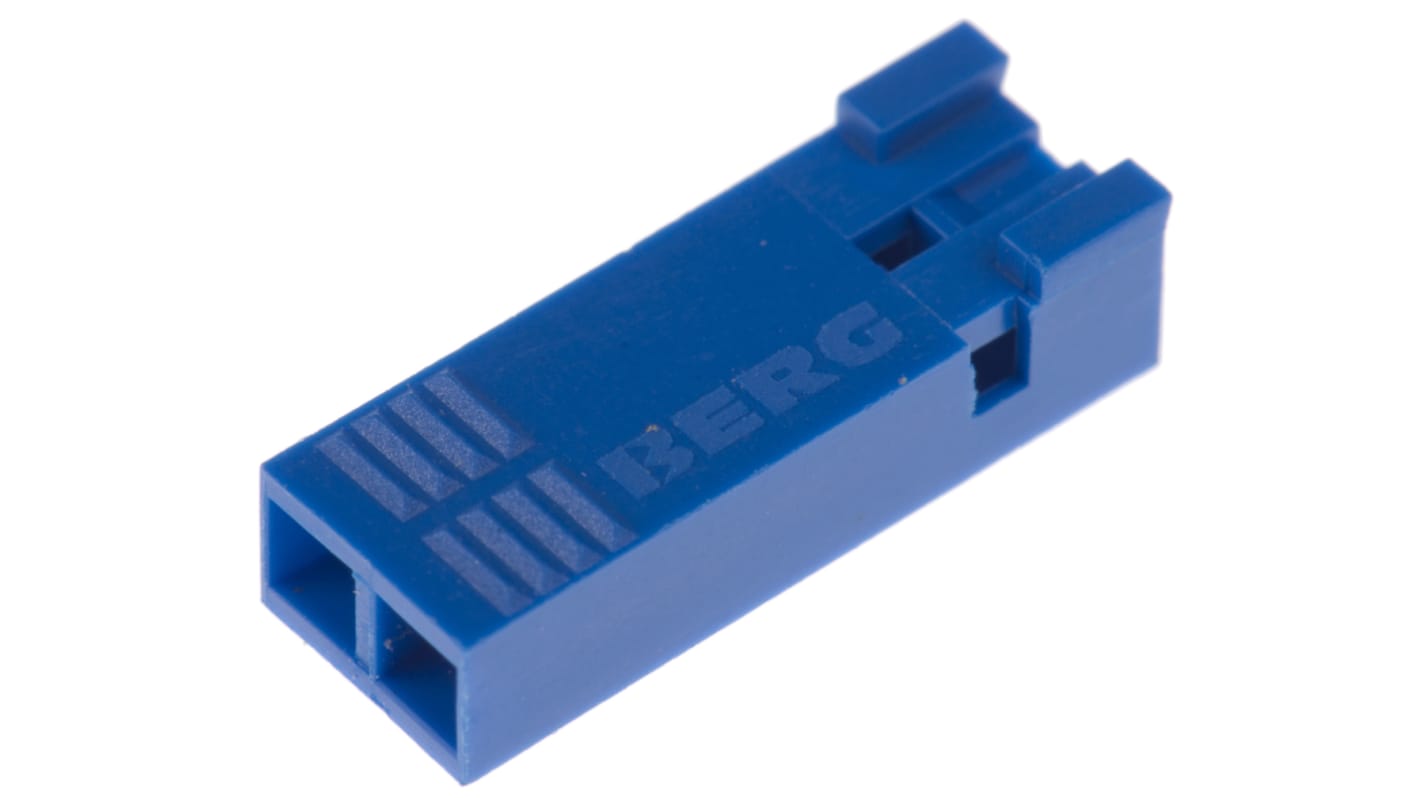 Amphenol Communications Solutions, DUBOX Female Connector Housing, 2.54mm Pitch, 2 Way, 1 Row