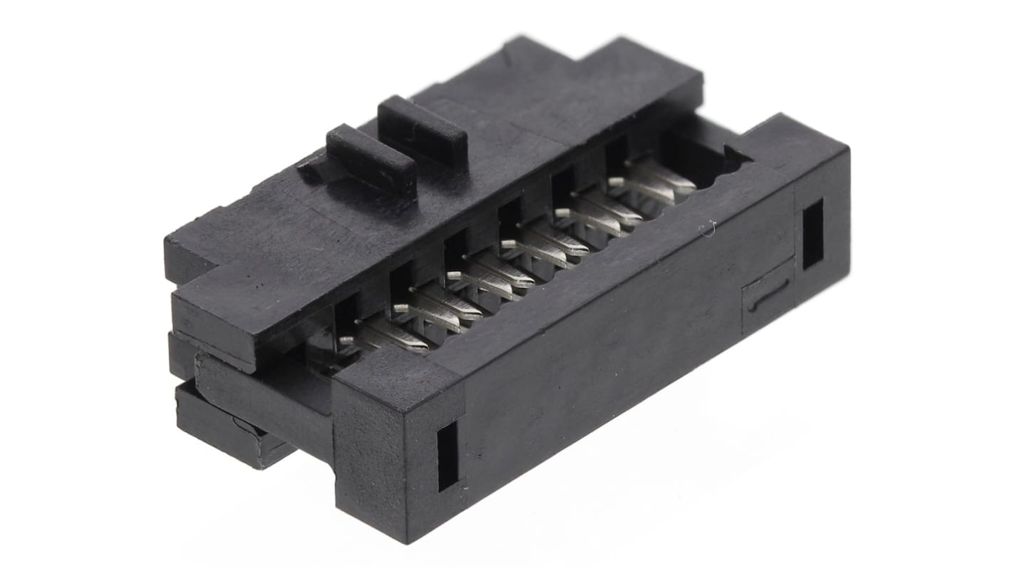 Connecteur IDC Amphenol ICC Femelle, 12 contacts, 2 rangées, pas 2.0mm, Montage sur câble, série Minitek