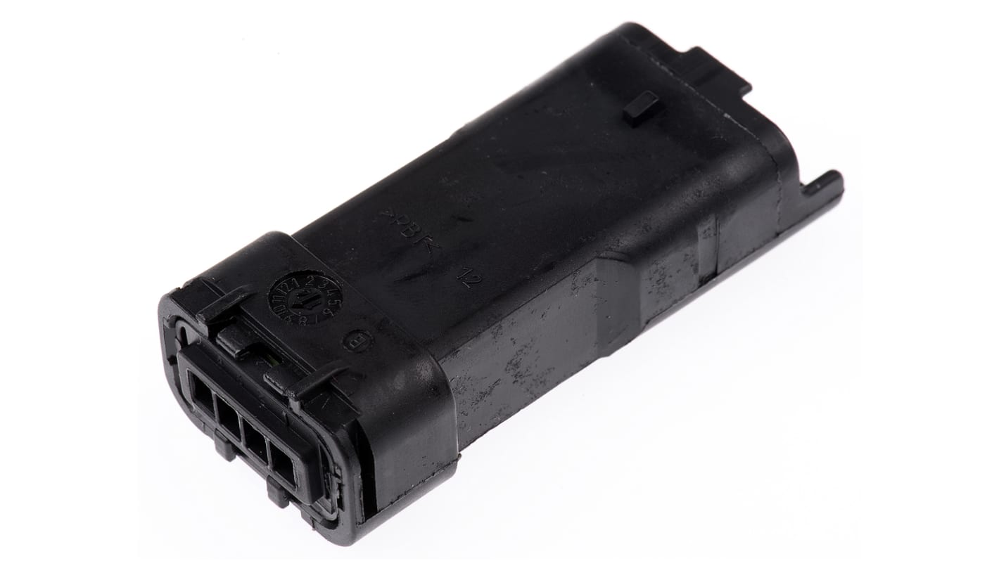 Delphi, 211PL Female Connector Housing, 3.33mm Pitch, 4 Way, 1 Row