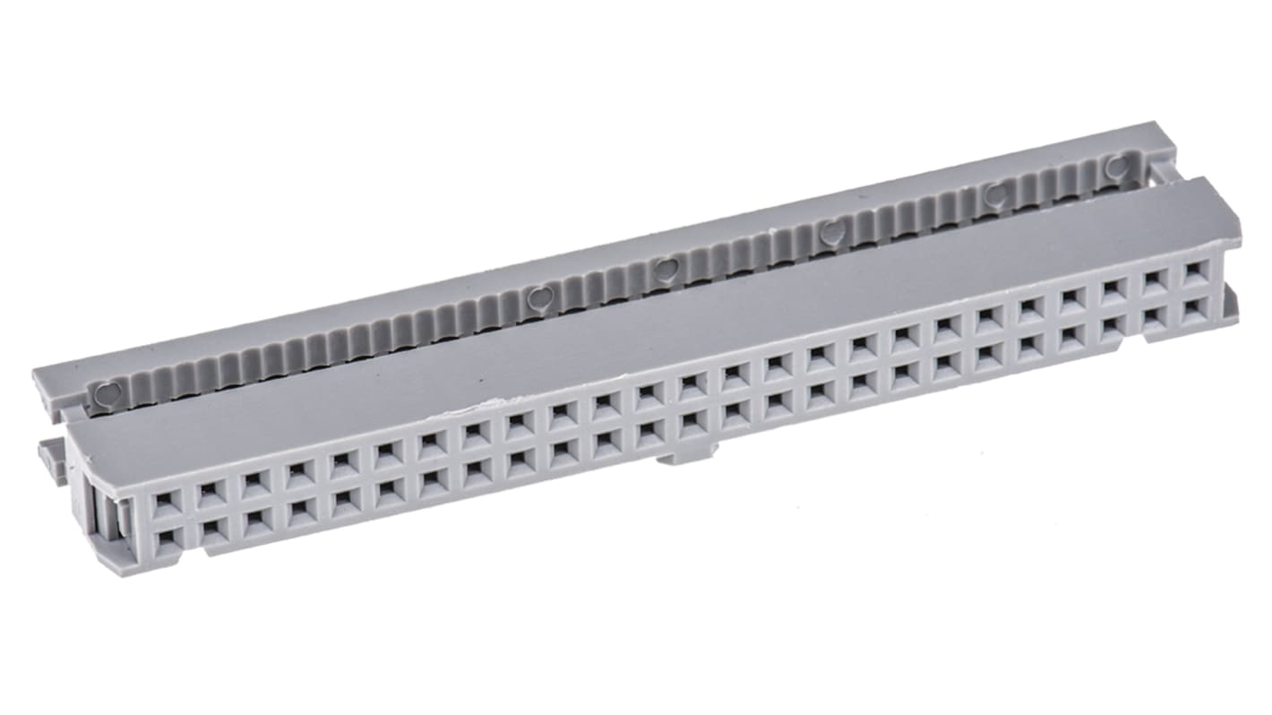 Connecteur IDC ASSMANN WSW Femelle, 50 contacts, 2 rangées, pas 2.54mm, Montage sur câble, série AWP