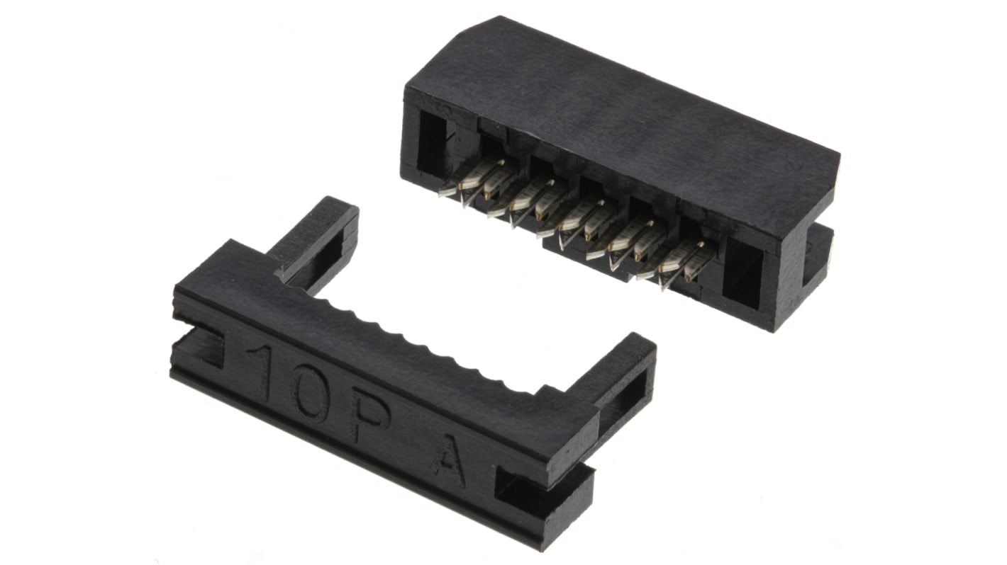 Conector IDC hembra ASSMANN WSW serie AWP2 de 10 vías, paso 2.0mm, 2 filas, Montaje de Cable